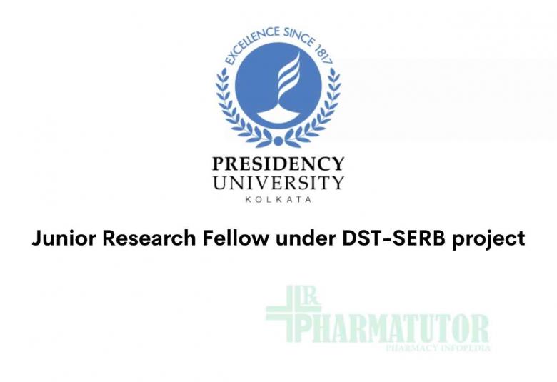 Applications are invited for Junior Research Fellow under DST-SERB project at Presidency University