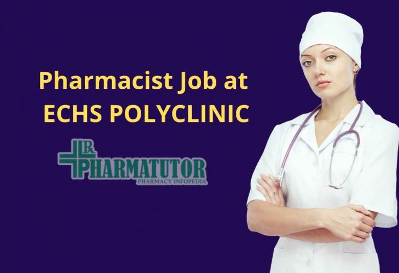 Job for Pharmacist at ECHS POLYCLINIC