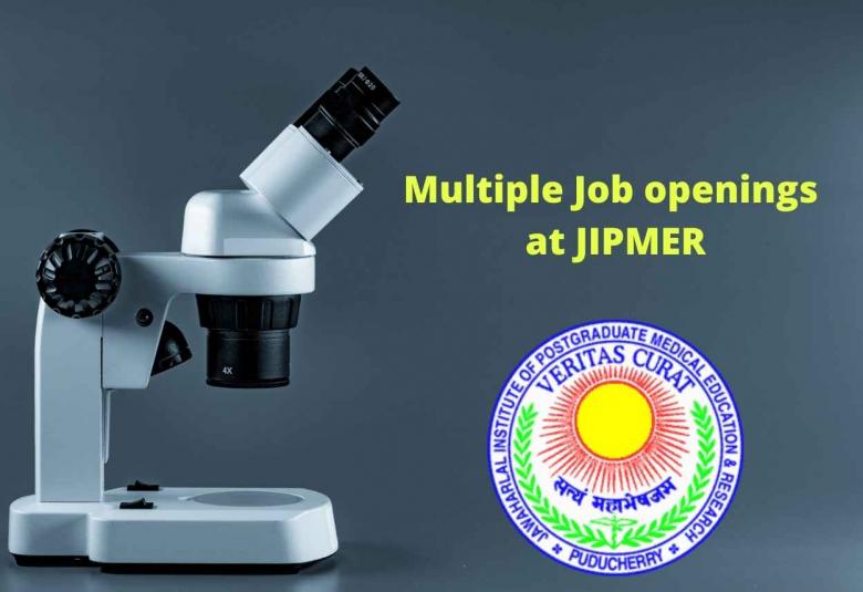 Multiple Job openings at JIPMER