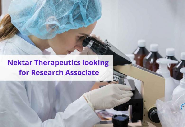 Nektar Therapeutics looking for Research Associate