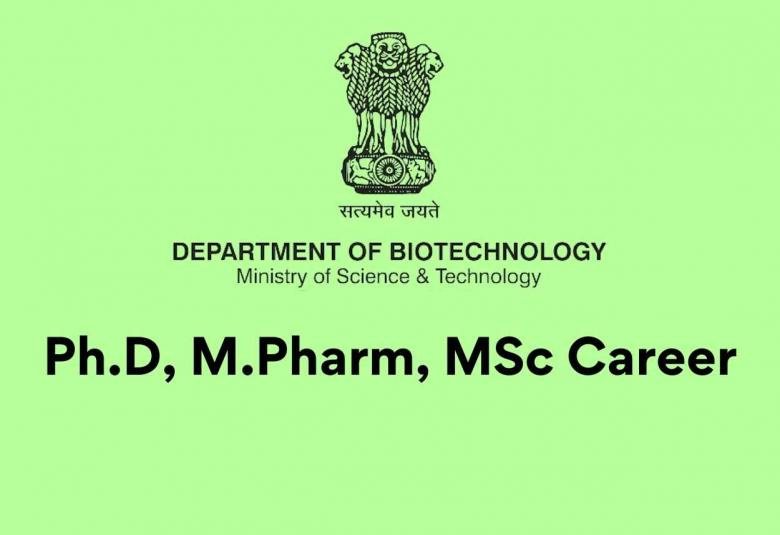 Ph.D, M.Pharm, MSc Career under the Department of Biotechnology at NCCS