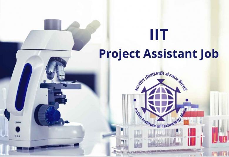 Project Assistant Job in a SERB-funded Research Project at Indian Institute of Technology