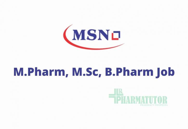 Urgent Requirement for MSN R&D Center 