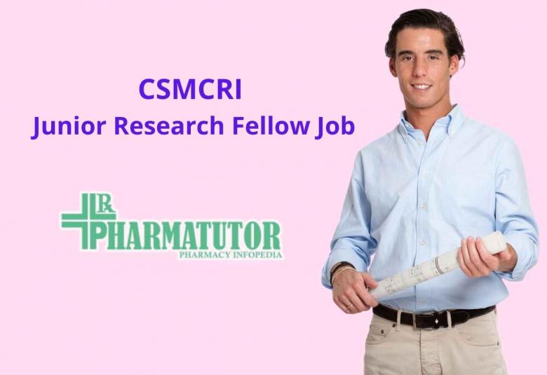 Vacancy for Junior Research Fellow at CSMCRI