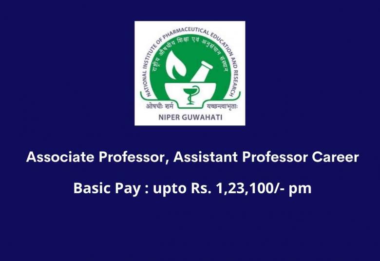 Career for Associate Professor, Assistant Professor at NIPER