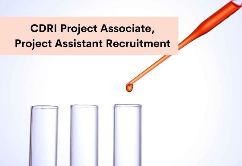 Opportunity for Pharmacy and Lifescience candidates at Central Drug Research Institute 2021