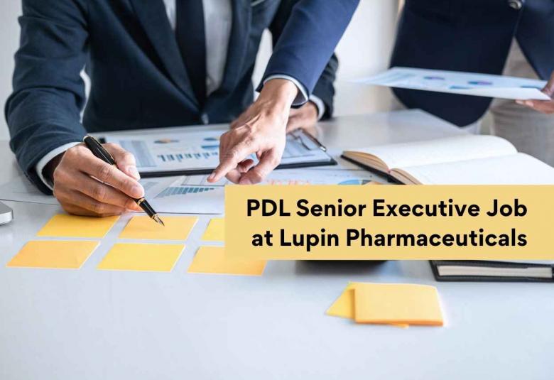 Job for M.Pharm as PDL Senior Executive at Lupin Pharmaceuticals