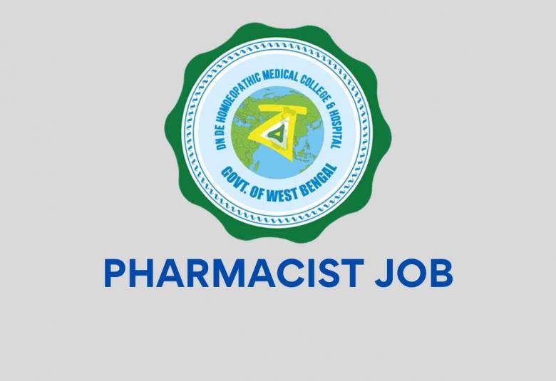 Job for Pharmacist at D. N. De Homoeopathic Medical College & Hospital