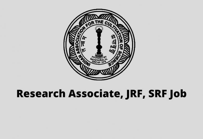 Job for Ph.D, M.Sc at Indian Association for the Cultivation of Science