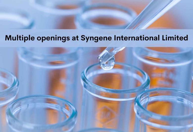 Multiple openings at Syngene International Limited