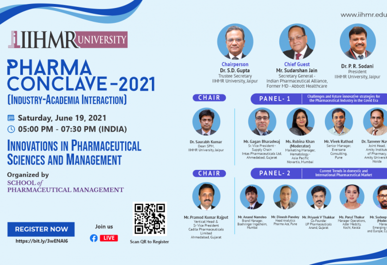 Pharma Conclave 2021 Organized by IIHMR University 