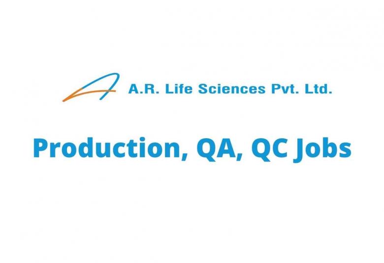 Production, Quality Control, Quality Control Jobs at AR Life Sciences