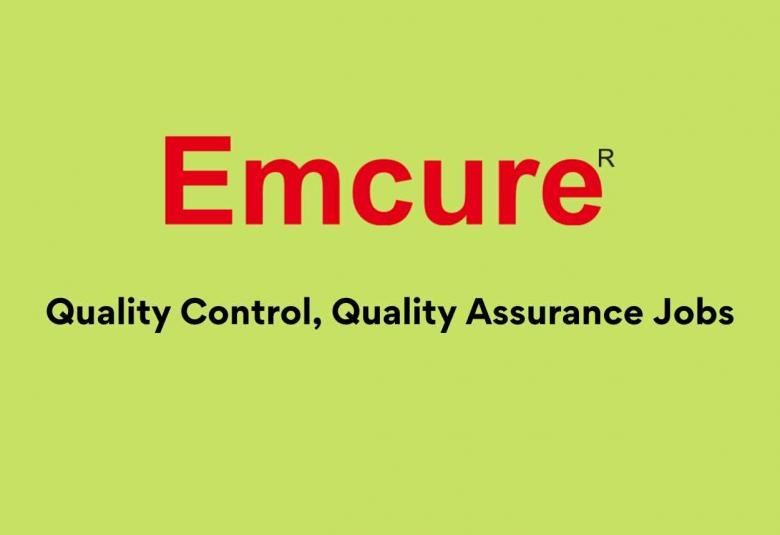 Quality Control, Quality Assurance Jobs at Emcure Pharmaceuticals Private Limited