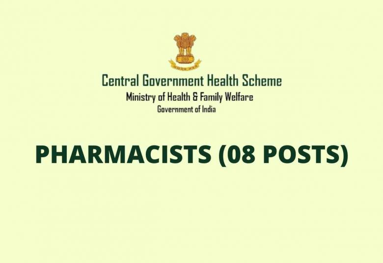Recruitment for Pharmacists under Central government Health Scheme
