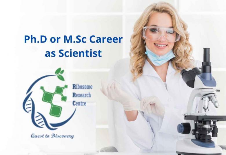 Job for Ph.D or M.Sc as Scientist at Ribosome Research Centre Private Limited