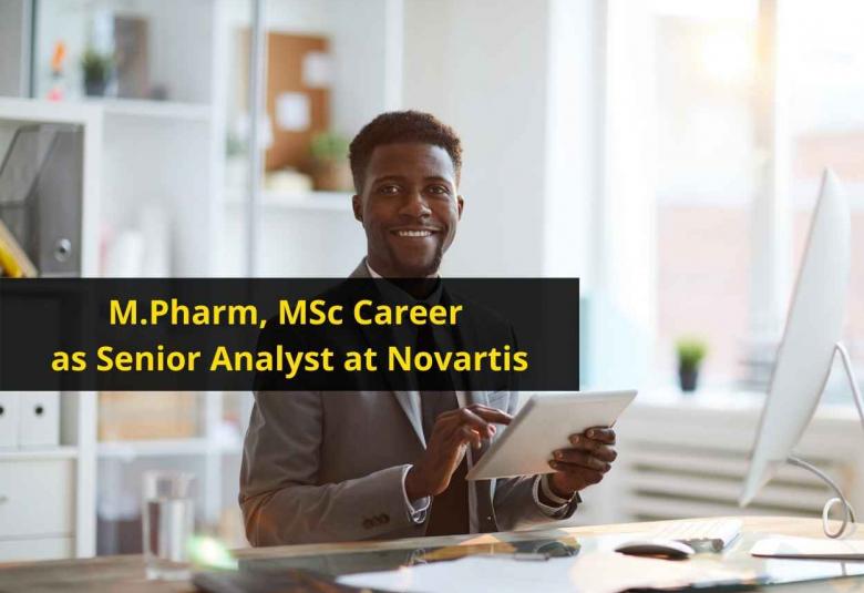 Opportunity for M.Pharm, MSc as Senior Analyst at Novartis