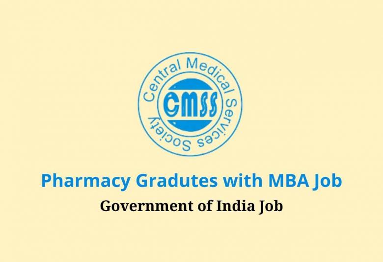 Opportunity for Pharmacy gradutes with MBA at CMSS