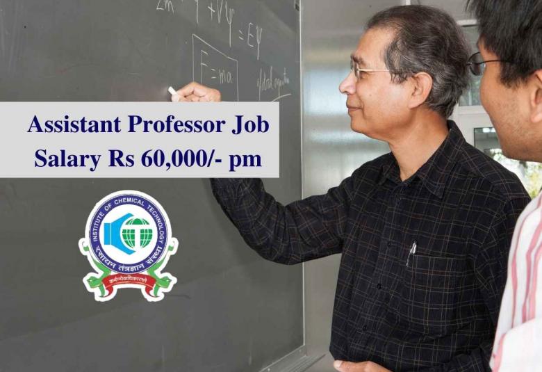 Career for Assistant Professor at Institute of Chemical Technology