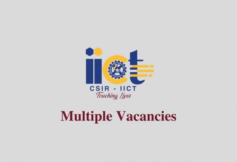 Multiple Vacancies in Indian Institute of Chemical Technology