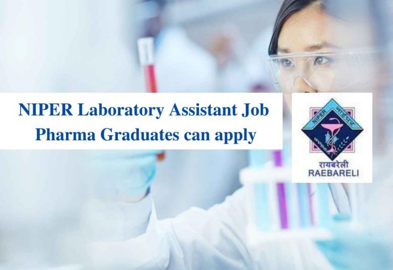NIPER Laboratory Assistant Job