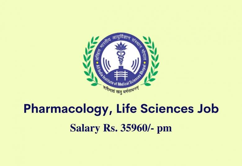 Online applications are invited for post of Junior Research Fellow at AIIMS, M.Pharm, M.Sc apply