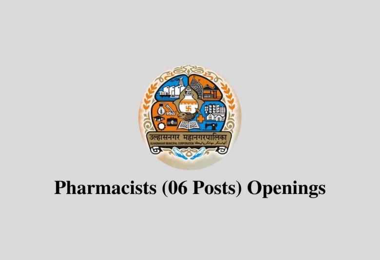 Openings for Pharmacists at Ulhasnagar Municipal Corporation