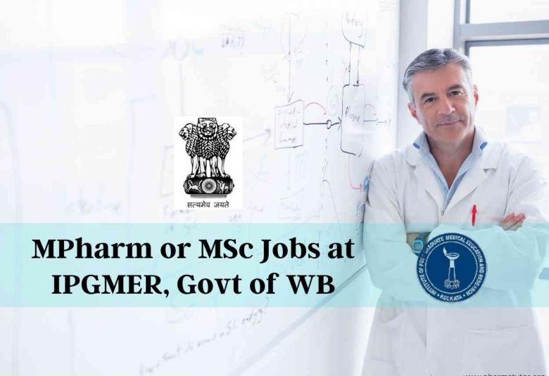 Opportunity for MPharm or MSc at IPGMER