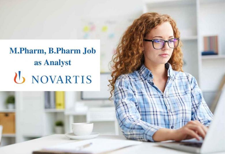 Opportunity for M.Pharm, B.Pharm as Analyst at Novartis