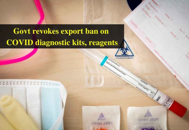 Govt revokes export ban on COVID diagnostic kits, reagents