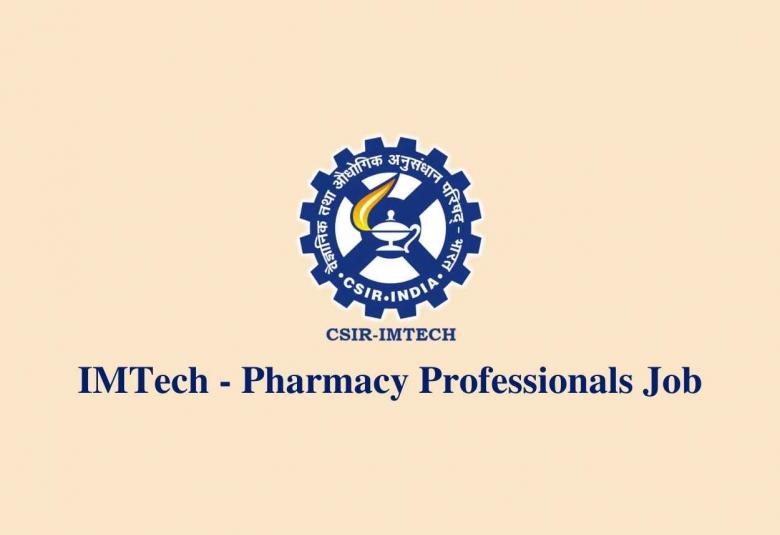 Job for Pharmacy Professionals at Institute of Microbial Technology
