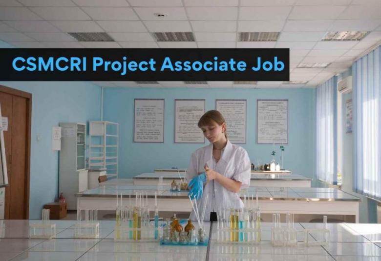 Job for Project Associate at CSMCRI