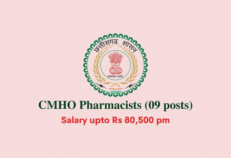 Pharmacists Openings at Chief Medical and Health Officer