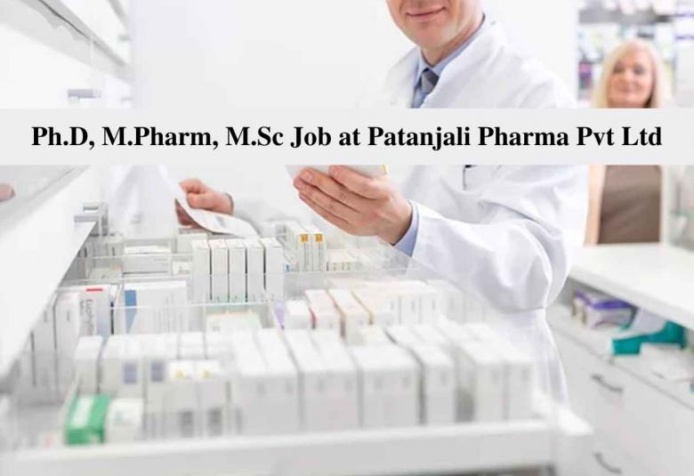 Ph.D, M.Pharm, M.Sc Job for CRISPR Based Covid-19 diagnostics at Patanjali Pharma Pvt Ltd