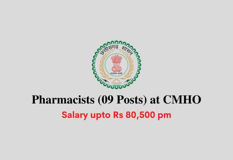 Recruitment for Pharmacists at CMHO
