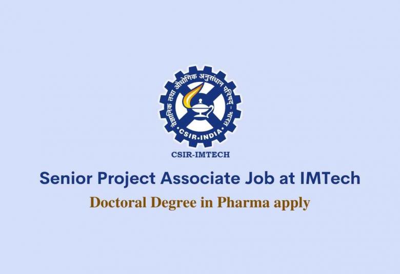 Vacancy for Senior Project Associate at IMTech