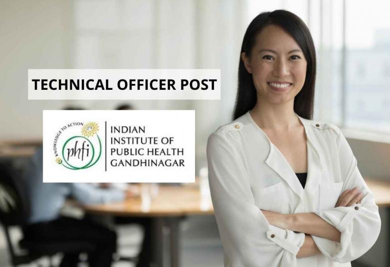 Applications are invited for Technical Officer at IIPHG