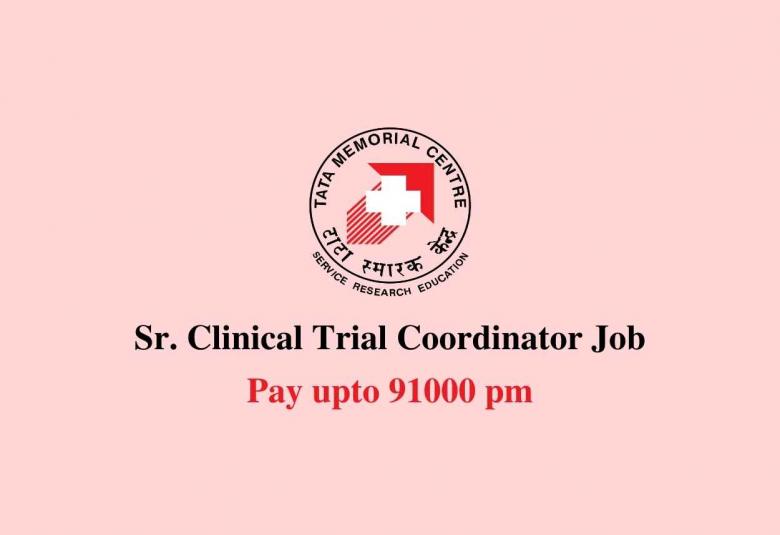 Job as Sr. Clinical Trial Coordinator at Grant In Aid Institute of Department of Atomic Energy