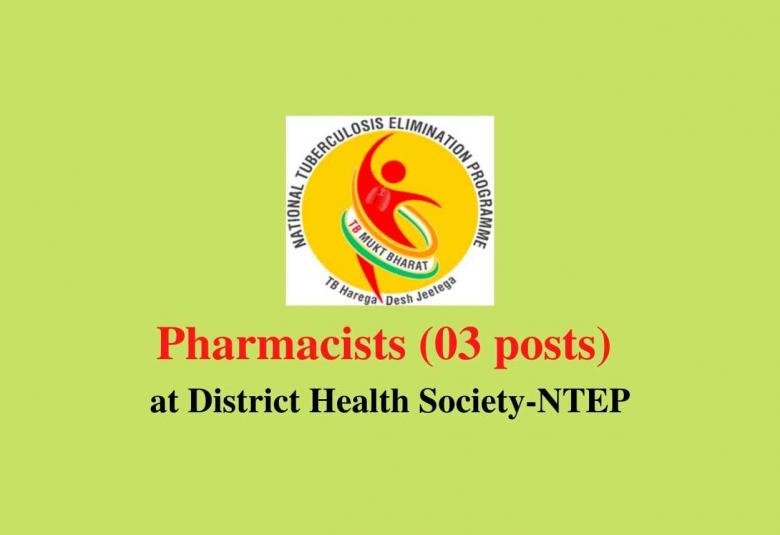 Job for Pharmacists at District Health Society