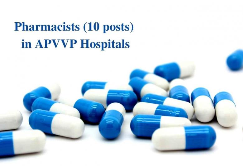 Job for Pharmacists in APVVP Hospitals