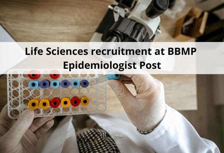 Life Sciences recruitment at BBMP