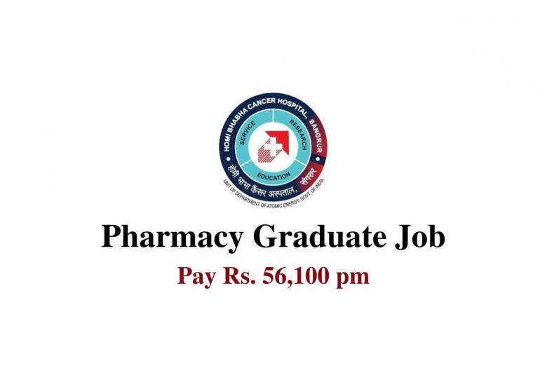 Pharmacy graduate Job at Homi Bhabha Cancer Hospital & Research Centre