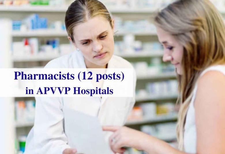 Recruitment for Pharmacists in APVVP Hospitals 