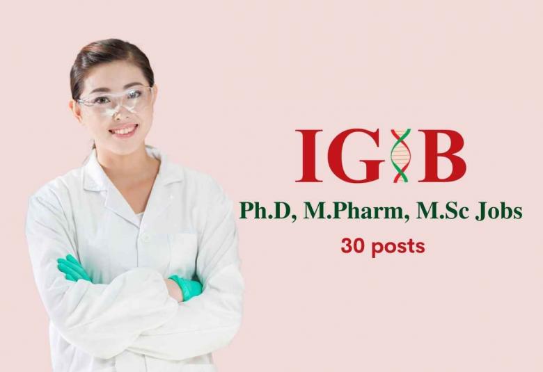 Recruitment for the various positions at IGIB