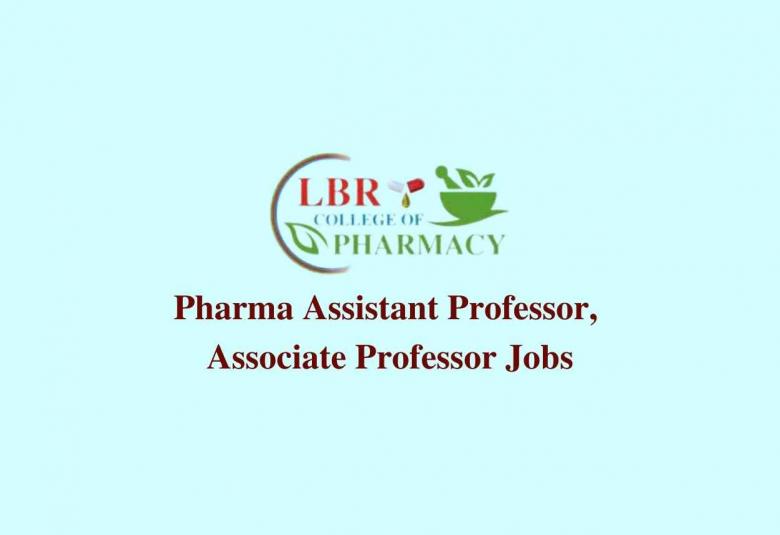 Job for Pharma Assistant Professor, Associate Professor at Lala Birkha Ram College of Pharmacy