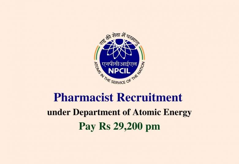 Job for Pharmacist at NPCIL