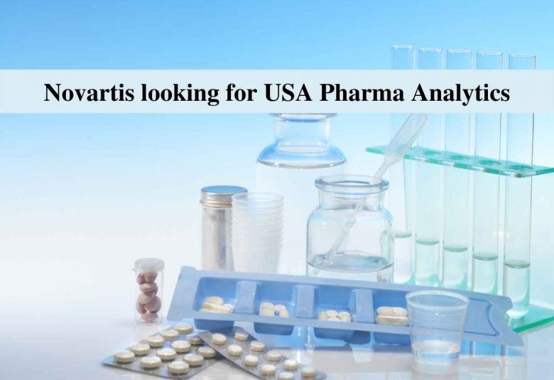 Novartis looking for USA Pharma Analytics
