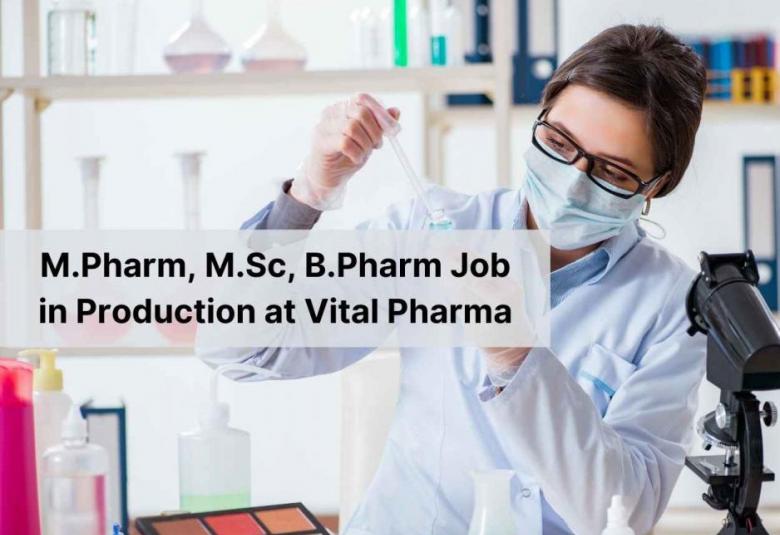 Production Jobs at Vital Pharma