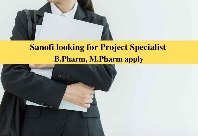 Sanofi looking for Project Specialist