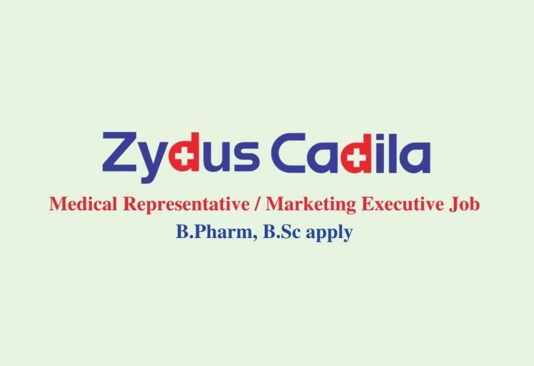 Medical Representative, Marketing Executive Job at Zydus Cadila