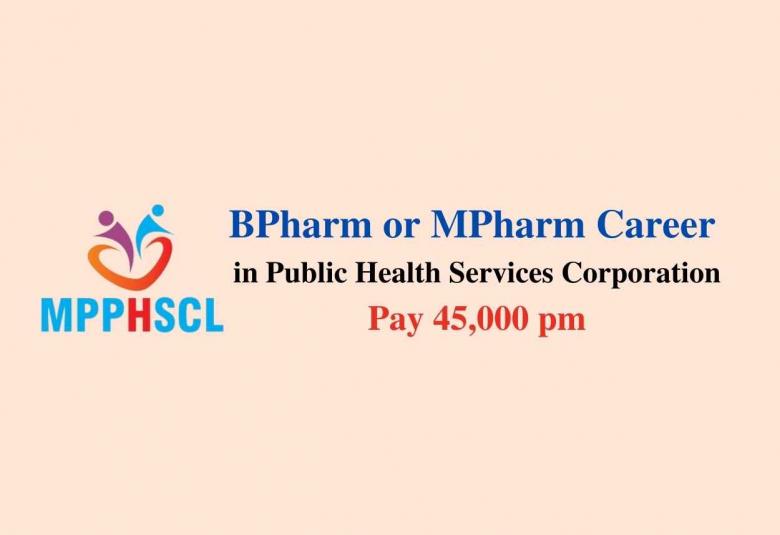 Opportunity for BPharm or MPharm in Public Health Services Corporation